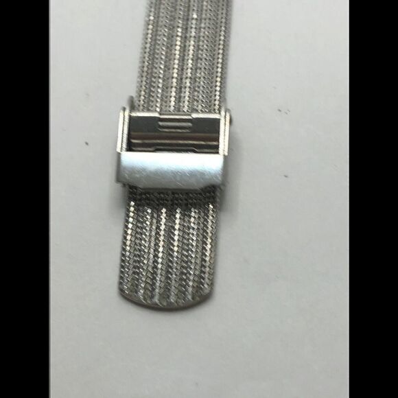 Skagen Watch Parts Band 18mm Clasp Case 24mm No Crystal Silver Links PY254 - Picture 4 of 12